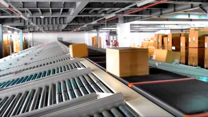 Cross Belt Sorter Conveyor Conveyor Cross Belt Sorter Conveyor Conveyor