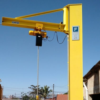 Guindaste Giratório de Parede Guindaste Giratório de Parede