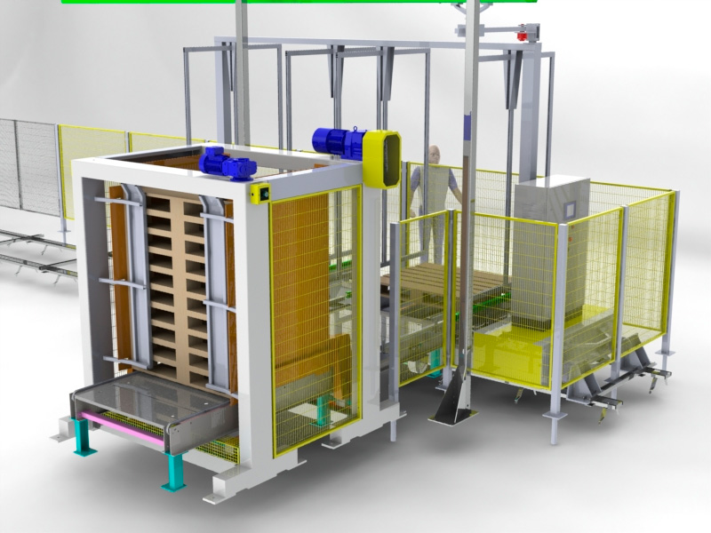 Sistema de Alimentação Automática de Pallet – Shuttle Car Sistema de Alimentação Automática de Pallet – Shuttle Car